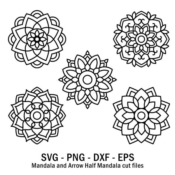 Mandalas SVG Bundle