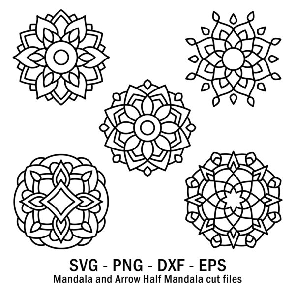 Mandalas SVG Bundle