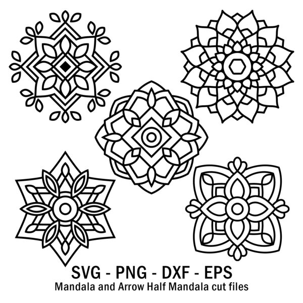 Mandalas SVG Bundle