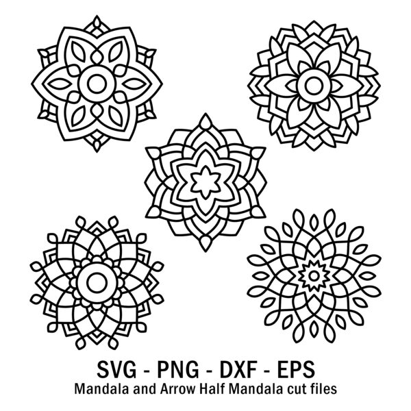 Mandalas SVG Bundle