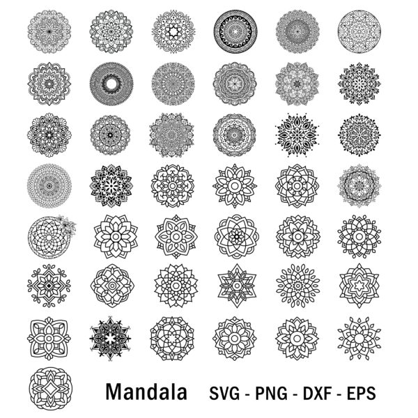 Mandalas SVG Bundle