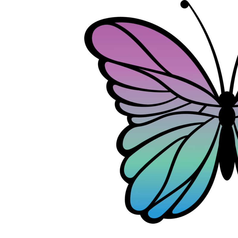 Layered Butterfly svg file. - Image 2