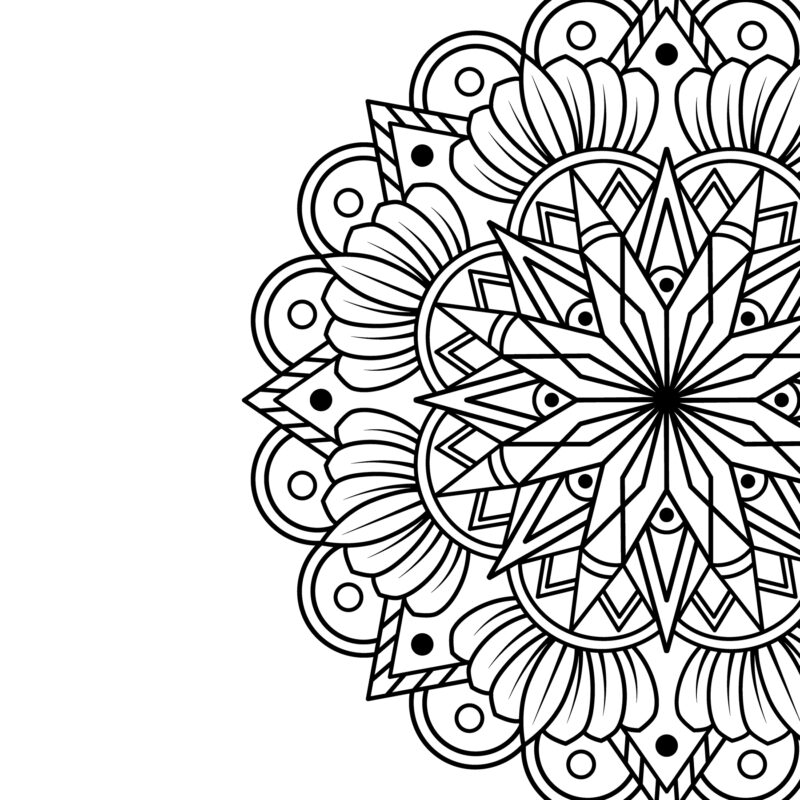 Mandala and Arrow Half Mandala cut files. - Image 2