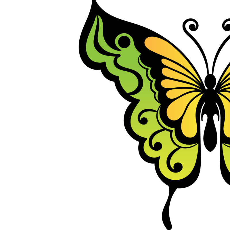 Layered Butterfly svg file. - Image 2