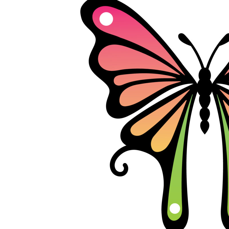 Layered Butterfly svg file. - Image 2