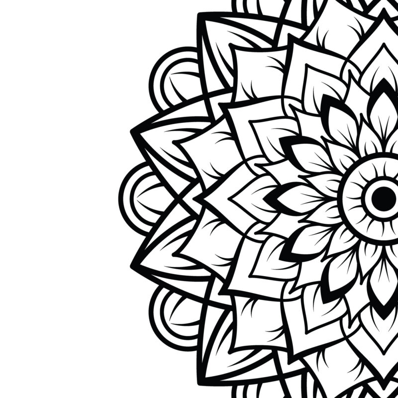 Mandala and Arrow Half Mandala cut files. - Image 2