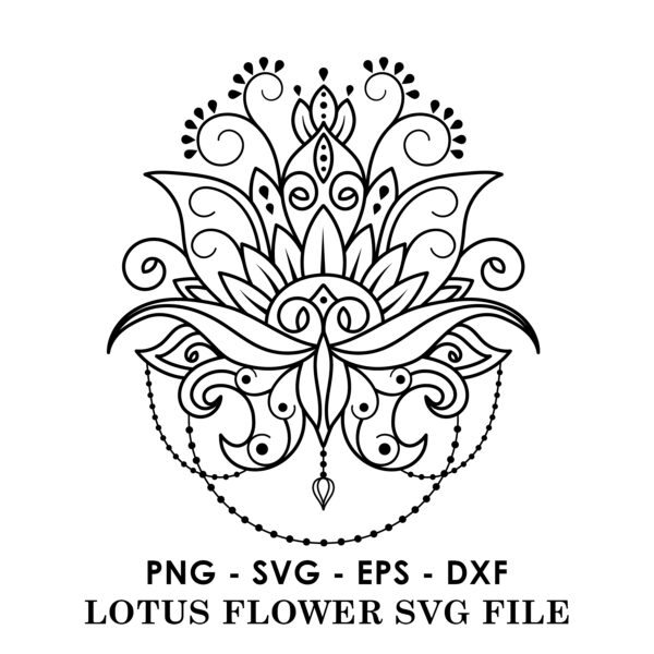 Lotus Flower svg file