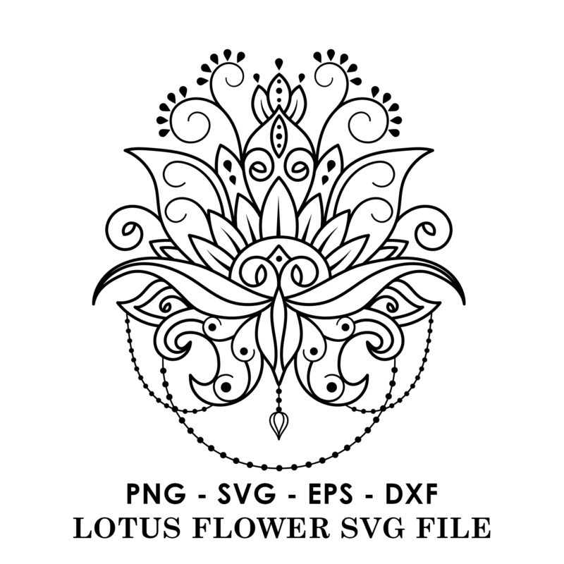 Lotus Flower svg file