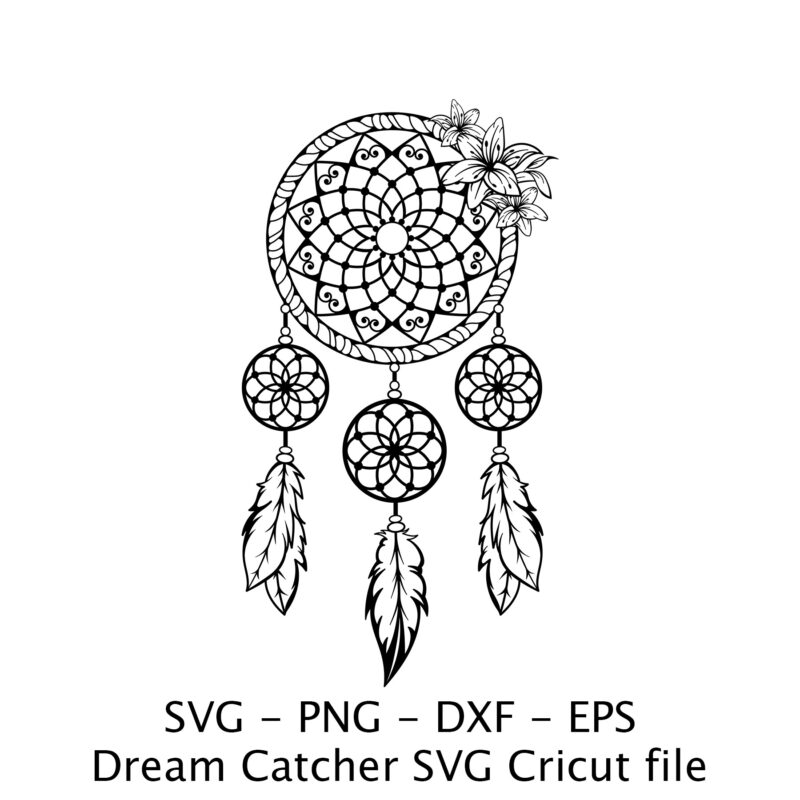 Dream Catcher SVG Cricut file.